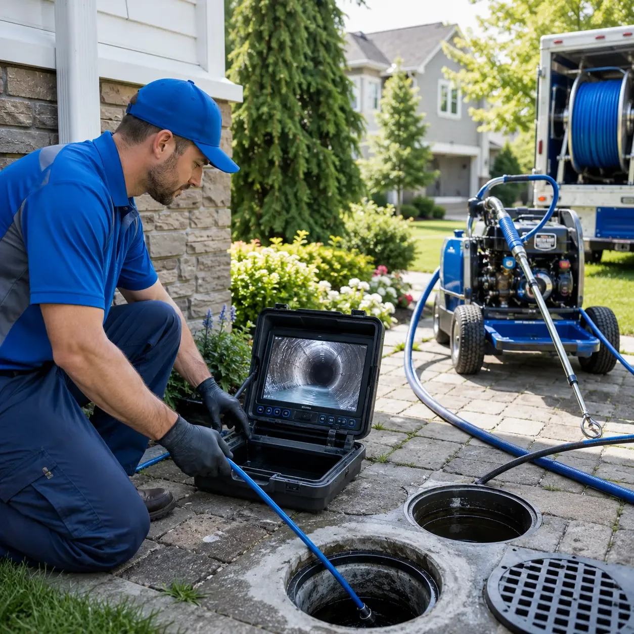 Outdoor drain cleaning professionals serving Londonderry, OH